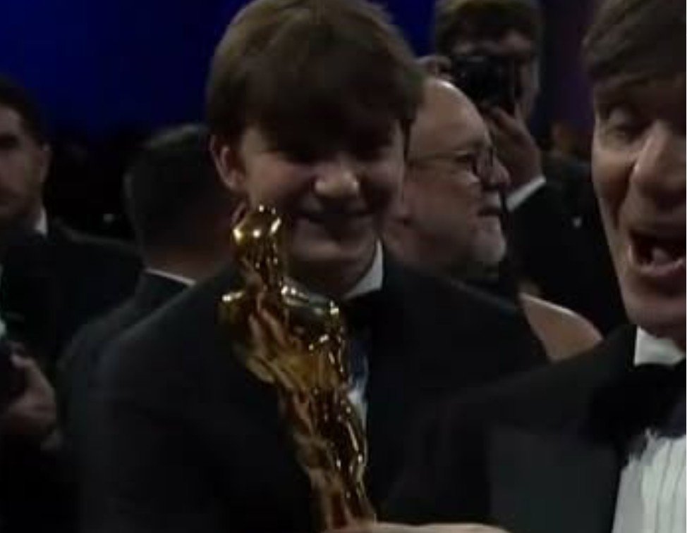 Cillian and malachy murphy with Oscar