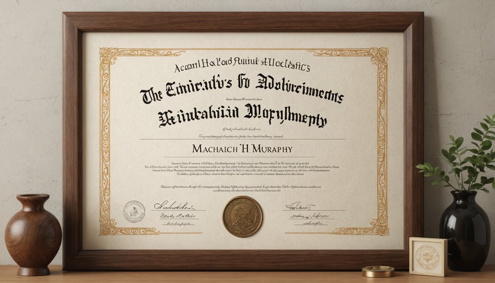 academic achievement awards received
